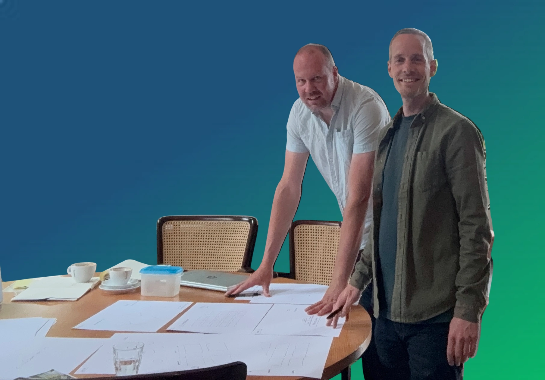 Henk-Jan Room en Johan den Hartogh van Shift Business
